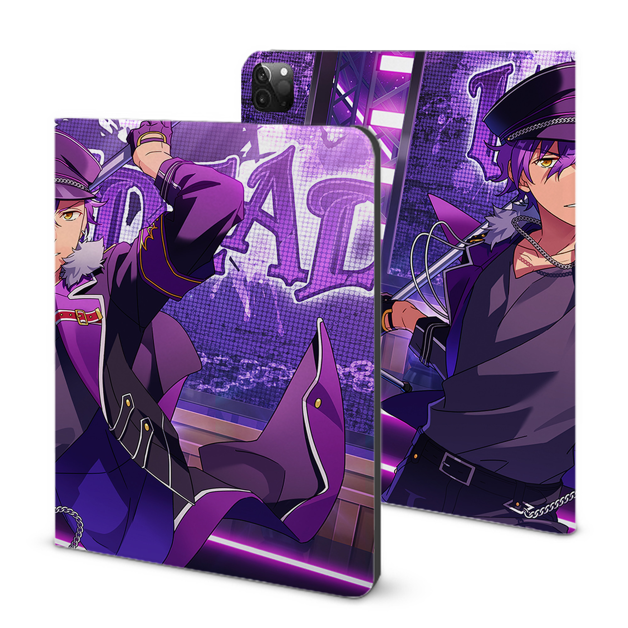 （画像用） あんさんぶるスターズ! Ensemble Stars IPadケース ペンホルダー付き ブックスタイルデザイン